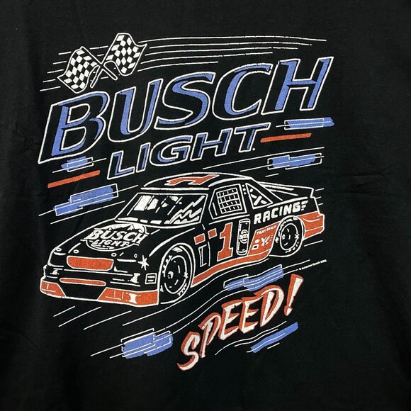 Busch Light Speed Racing Beer Promo T-Shirt XXL - Picture 2 of 4
